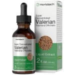 Horbach Valerian Root Extract Drops | 2 fl oz | Alcohol Free | Vegetarian, Non- GMO Gluten Free Liquid