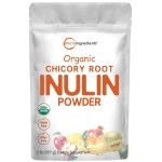 Micro Ingredients Organic Chicory Root Inulin Powder, 2 Pounds | Natural Prebiotic Fiber Supplement | Intestinal Support for Colon and Gut Health | Non-GMO and Vegan Friendly
