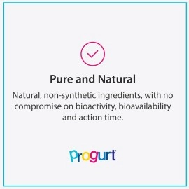 Progurt Probiotic. 1 Trillion CFU. Beneficial Human Probiotic Isolates - HPI (5 Pack) | Soothing & Super-Strength | Shelf Stable for Travel | Vegan | No Lactose. No Soy. Gluten Free.