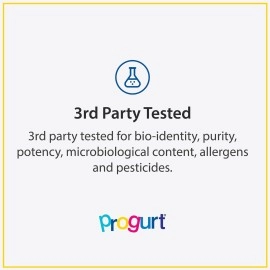 Progurt Probiotic. 1 Trillion CFU. Beneficial Human Probiotic Isolates - HPI (5 Pack) | Soothing & Super-Strength | Shelf Stable for Travel | Vegan | No Lactose. No Soy. Gluten Free.