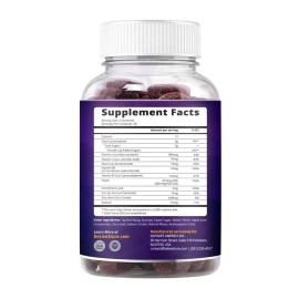 BeLive Iron Gummies Supplement with Vitamin C, A, B Complex, (60 Ct)