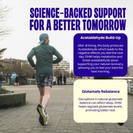 No Days Wasted DHM Detox Hangover Prevention Pills - Dihydromyricetin (DHM), N Acetyl Cysteine, Milk Thistle, Prickly Pear, Hydration Electrolytes Blend-Take After-Alcohol to Aid in Recovery