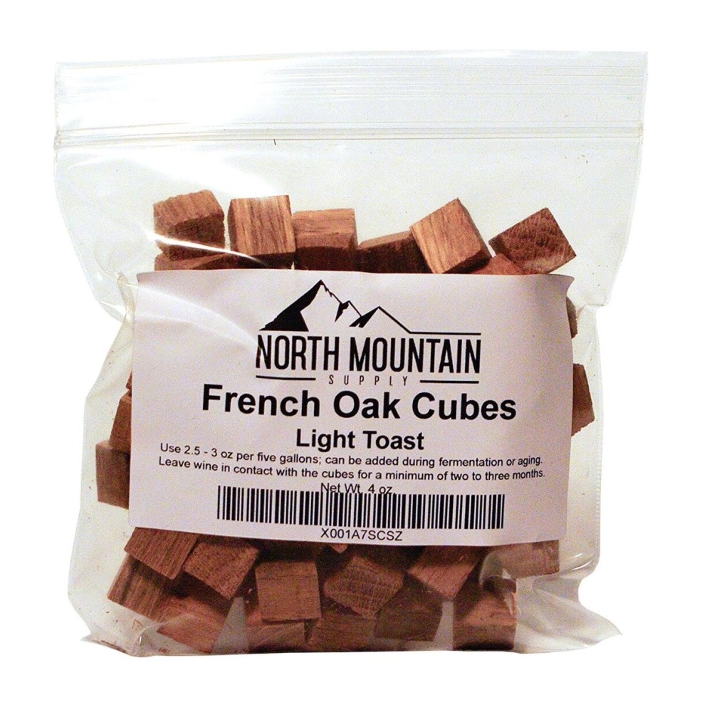 North Mountain Supply French Oak Cubes (Light Toast, 4 Ounce)