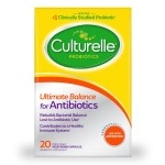 Culturelle Probiotics Ultimate Balance Probiotic for Use with Antibiotics - 20 Count - Probiotic Capsules Help Restore Good Bacteria Lost During Antibiotic Use & Contribute to A Healthy Immune System