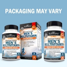 Men\'s Multivitamin with Vitamin C A B D3 E Zinc for Immune Support - Once Daily Supplement for Energy & Heart - Antioxidants & Digestive Enzymes for Absorption - Mental Clarity & Focus Support -60 Ct