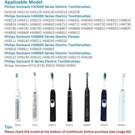 PDAPTMAG Replacement Charger Base for Philips Sonicare Electric Toothbrush HX6100, Travel Charger for Philips Sonicare HX3000 / HX6000 / HX8000 / HX9000 Series