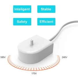PDAPTMAG Replacement Charger Base for Philips Sonicare Electric Toothbrush HX6100, Travel Charger for Philips Sonicare HX3000 / HX6000 / HX8000 / HX9000 Series