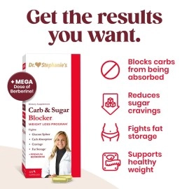 Pharmaganics Diabetes Doctor Mealtime Carb & Sugar-Blocker