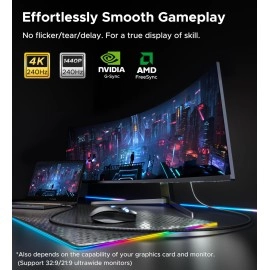 WARRKY USB C to DisplayPort Cable 8K 60Hz, Thunderbolt 4 to DisplayPort Cable | 4K 240Hz, 2K 360Hz | Compatible with iPhone 15 Series, MacBook Pro/Air, iPad Pro, iMac, Surface, HP, ASUS, etc. -1.8M