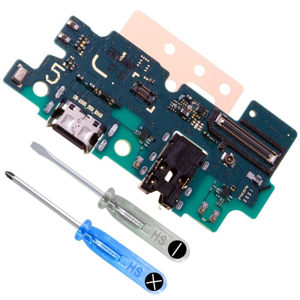 MMOBIEL Dock Connector charging Port Flex Compatible with Samsung Galaxy A50 A505 6.4 inch 2019 USB Type C incl. Tools