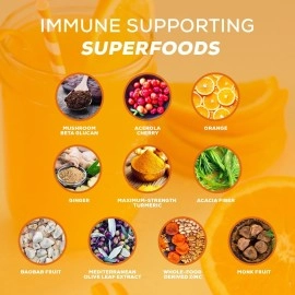 Organifi: Immunity - Organic Superfood Immunity Support - 14 Single Serve Packets - Help Nourish and Feed Cells - Natural Immune System Support - Vitamin C, D & Zinc