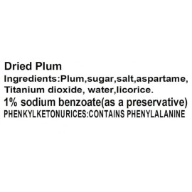Greenlike Preserved Dried Fruit and Sour Plum Sweet Snack (6oz)