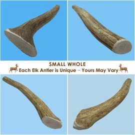 Deluxe Naturals Elk Antler Dog Chew Small, Single Pack
