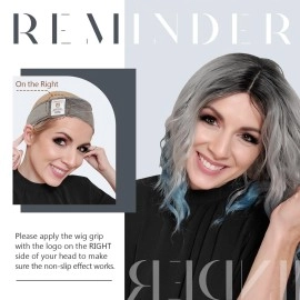 Dreamlover Wig Grip Band for Women, Velvet Wig Grip Headband, Black