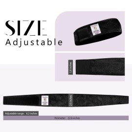 Dreamlover Wig Grip Band for Women, Velvet Wig Grip Headband, Black