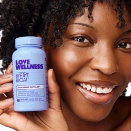 Love Wellness Bye Bye Bloat, Digestive Enzymes Supplement - 60 Capsules - Bloating & Gas Relief - Helps Reduce Water Retention & Overall Digestive Health - Safe & Effective With Fenugreek, & Dandelion