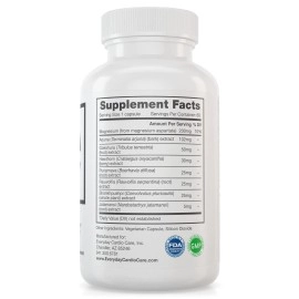 Everyday Cardio Care Blood Pressure Support - Natural Heart Health Cholesterol Support with Magnesium and Hawthorn for Hypertension- 60 Capsules Included