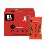 Wonderful Pistachios No Shells, Chili Roasted Nuts, 2.25 Ounce (Pack of 8), Protein Snacks, Gluten Free, Pantry Staples, Healthy Office Snacks