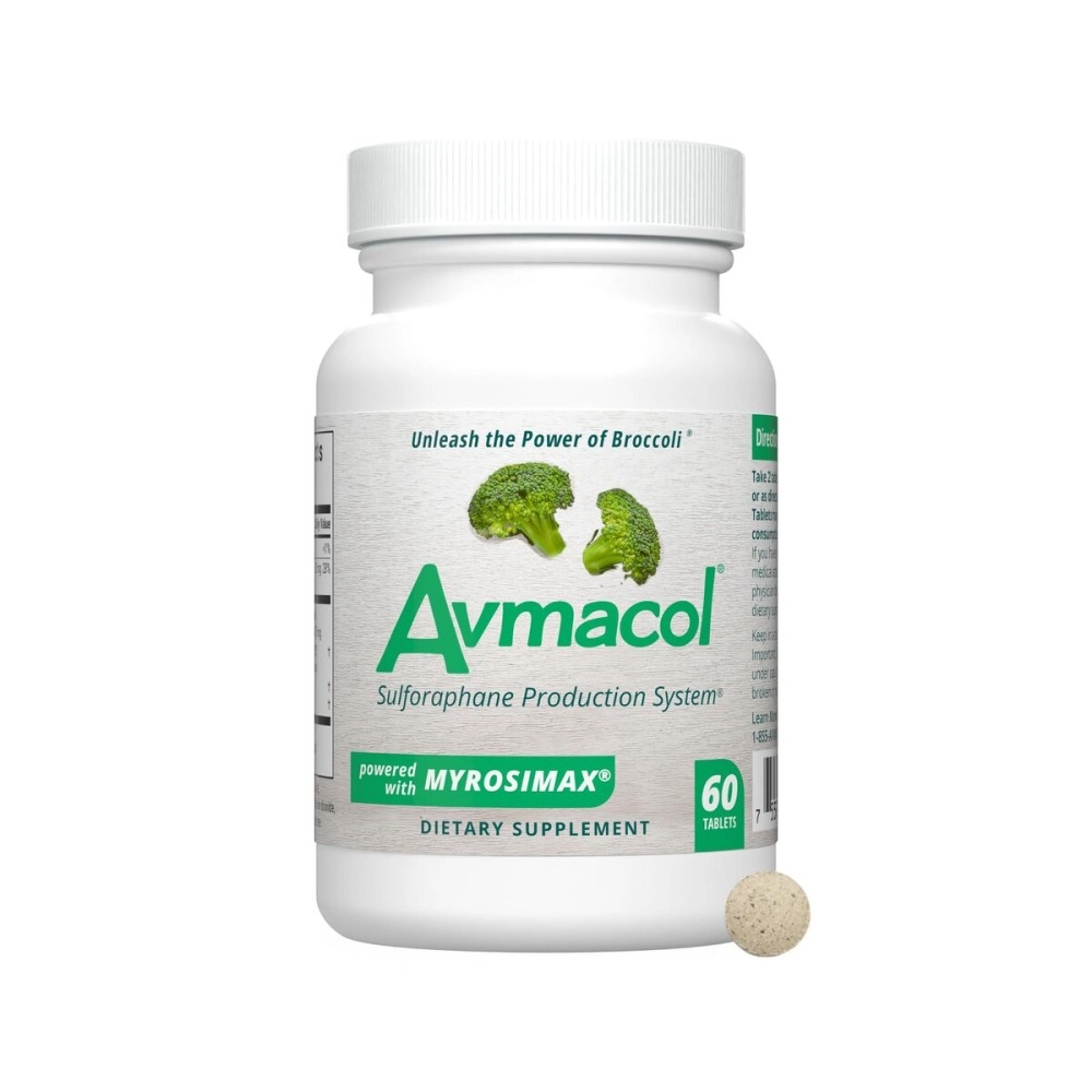 Nutramax Avmacol 1 Researched Sulforaphane Producing Brand, Nutramax Laboratories Consumer Care Supplement for Detoxification, Antioxidant Support and Overall Wellness, 60 Tablets