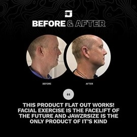 Jawzrsize Pop \'N Go Jaw, Face, and Neck Exerciser - Define Your Jawline, Slim and Tone Your Face, Look Younger and Healthier - Helps Reduce Stress and Cravings - Facial Exerciser (Intermediate Green)