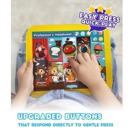 BEST LEARNING INNO PAD Smart Fun Lessons - Educational Tablet Toy to Learn Alphabet, Numbers, Colours, Shapes, Animals, Time for Toddlers