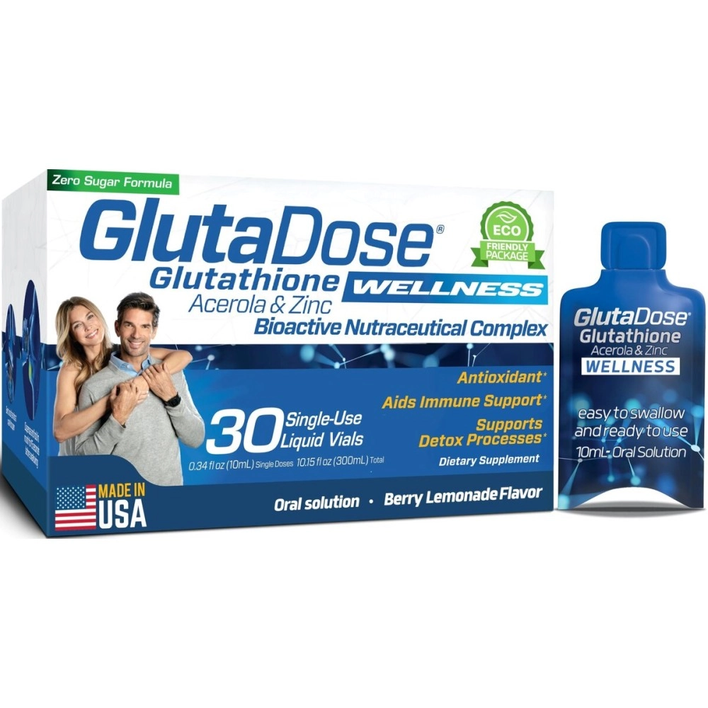 BioDose Pharma Glutathione, Vitamin C, Zinc GlutaDose Wellness for Oral Solution- 12000mg, 300ml