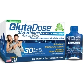 BioDose Pharma Glutathione, Vitamin C, Zinc GlutaDose Wellness for Oral Solution- 12000mg, 300ml