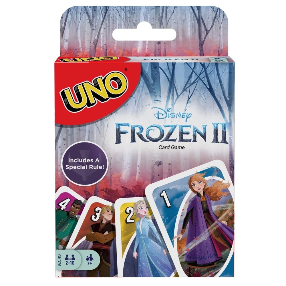 Mattel Uno: Disney Frozen Ii Card Game, Multi