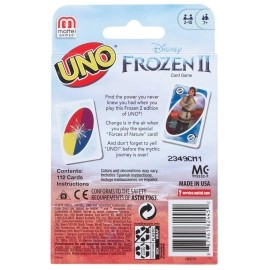 Mattel Uno: Disney Frozen Ii Card Game, Multi