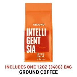 Intelligentsia Coffee, Light Roast Ground Coffee - House Blend 12 Ounce Bag
