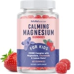 MAV NUTRITION Magnesium Calming Gummies for Kids | Relaxing Support Gummies | Promotes Muscle Health | Chamomile & Lemon Balm Herbal Blend | 60 Non-GMO Gummies