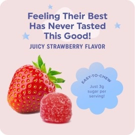 MAV NUTRITION Magnesium Calming Gummies for Kids | Relaxing Support Gummies | Promotes Muscle Health | Chamomile & Lemon Balm Herbal Blend | 60 Non-GMO Gummies