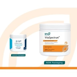 Klaire Labs SFI Health VitaSpectrum Powder - Children\'s Multivitamin/Mineral with 23 Essential Nutrients, Tropical Flavor for Kids, No Copper, Iron, Gluten or Casein (171 G / 30 Servings)