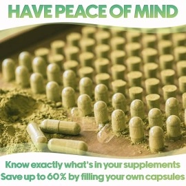 XPRS Nutra Size 00 Empty Capsules - 100 Count Clear Empty Vegan Capsules - Vegetarian Empty Pills - DIY Vegetable Capsule Filling- Veggie Pill Caps