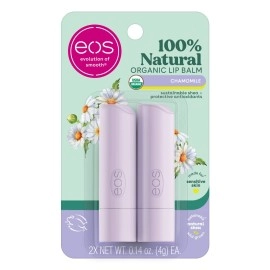 eos 100% Natural & Organic Lip Balm- Chamomile, De..