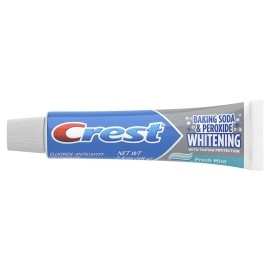Crest Cavity & Tartar Protection Toothpaste, Whitening Baking Soda & Peroxide, 2.4 oz