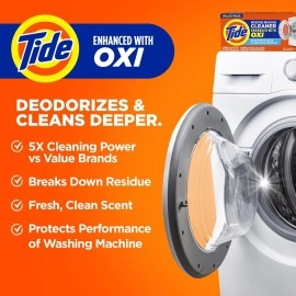 Tide Washing Machine Cleaner, Washer Machine Cleaner Tablets for Front and Top Loader Machines, 3 Count Box