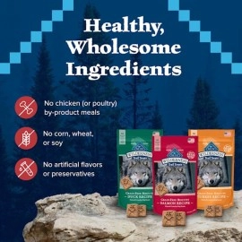 Blue Buffalo Wilderness Trail Treats GrainFree Dog Biscuits 3 Flavor Variety Bundle: (1) Blue Wilderness Trail Treats Duck, (1) Blue Wilderness Trail Treats Turkey and (1) Blue Wilderness Trail Treat