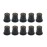 Alpha Rider 10PCS Rubber Well Nut for Windscreen & Fairing Universal M6 6mm1/2 Wellnuts For Universal Motorcycle