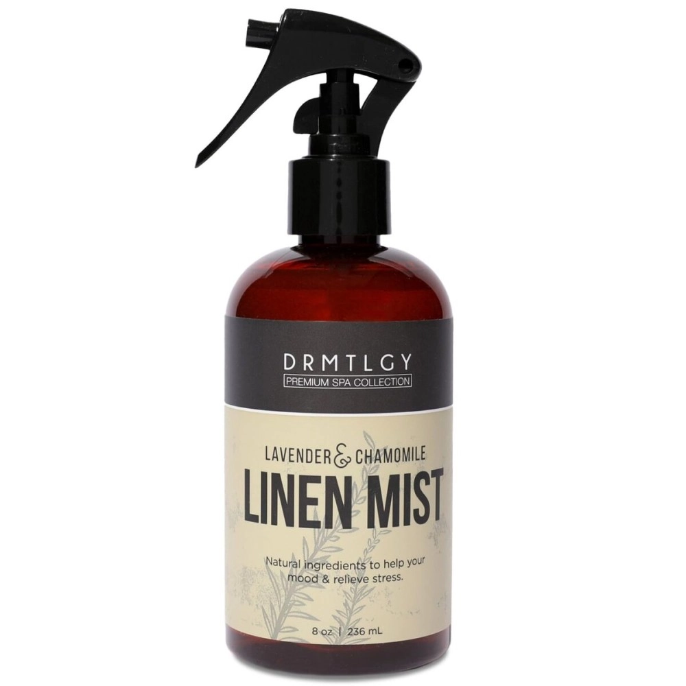 DRMTLGY Natural Lavender Linen and Room Spray - Pure Lavender Essential Oil and Chamomile Pillow Mist - Aromatherapy Fabric Spray