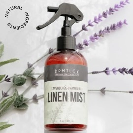 DRMTLGY Natural Lavender Linen and Room Spray - Pure Lavender Essential Oil and Chamomile Pillow Mist - Aromatherapy Fabric Spray