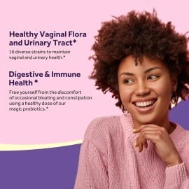 OmniRecipes Probiotic for Women, 60 Caps 50 Billion CFU 16 Strains, with Organic Prebiotics Cranberry for Digestive Immune Vaginal & Urinary Health, Shelf Stable, Delayed Release, No Soy Gluten Dairy