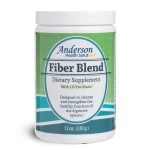 Anderson Fiber Blend with LB Prebiotic, Premium All Natural Fiber Supplement, Psyllium and Apple Pectin, Fiber Powder, Colon Cleanse, Supports Healthy Gut and Cholesterol 12 Ounces
