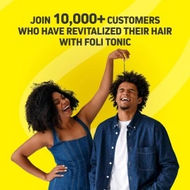 Herbtonics Foli-Tonic Advanced DHT Blocker To Stop Hair Loss, Hair Thinning & Help Thicker Hair Growth - Hair Regrowth Vitamin Supplement for Men and Women, 60 Vegan Capsules