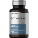 Horbach L-Theanine 400mg | 120 Capsules | Non-GMO & Gluten Free | by