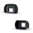 JJC 2 Types Viewfinder Eyecup Eyepiece for Canon 6D Mark II 6D 5D Mark II 5D 90D 80D 70D, Long Design + Orignal Eyeshape Replaces Canon EB Eye Cup