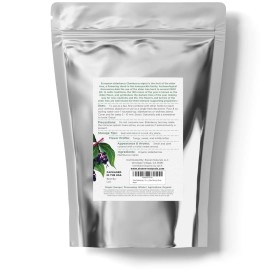 ELANEN naturals Organic Elderberries 1 lb. (16 oz), USDA Certified Organic Dried Elderberries Bulk, Elderberry Dried Organic, Dried Elderberry Berries Organic, Elder, Whole