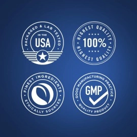 Piping Rock Triple Strength Glucosamine Chondroitin MSM | 180 Caplets | Advanced Supplement with Turmeric | Non-GMO, Gluten Free