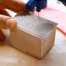 uxcell PCB Drill Bits 1.2mm Tungsten Carbide Rotary Tool Jewelry CNC Engraving Print Circuit Board Micro Drill Bits 1/8 Inch Shank 10 Pcs