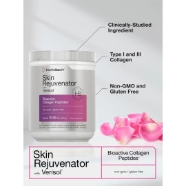 Horbach Skin Rejuvenator with Verisol 10.58 oz | Bioactive Collagen Peptide Powder | Types I and III | Non GMO, Gluten Free Supplement | by